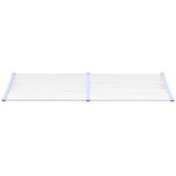 Nadstrešnica za vrata siva i prozirna 239 x 90 cm polikarbonat | shoptok.hr