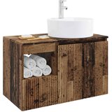  Set namještaja za kupaonicu 2 kom. Staro drvo Konstruirano drvo Smeđa 49,5 x 44,5 x 82 cm | Shoptok.si