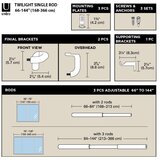 Umbra Željezna proširiva karniša 167 - 365 cm Twilight – | shoptok.hr