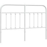 vidaXL Kovinsko vzglavje belo 135 cm, (20787976) | Shoptok.si