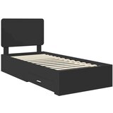  Okvir za krevet Crna 75 x 190 cm Konstruirano drvo | shoptok.hr