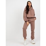 Fashion Hunters Women's Basic Tracksuit - Brown | Shoptok.si