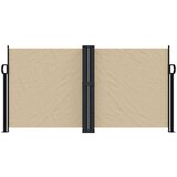  Zložljiva stranska tenda bež 120x1200 cm | Shoptok.si