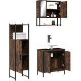  3-dijelni set kupaonskog namještaja boja hrasta drveni | shoptok.hr