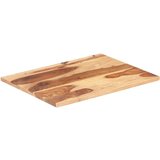 Stolna ploča od masivnog drva šišama 25 - 27 mm 70 x 90 cm | shoptok.hr