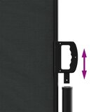  Uvlačiva bočna tenda 140 x 1000 cm crna | shoptok.hr