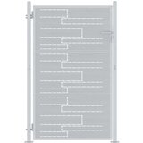  Dvorišna vrata - Vrtna vrata Srebrno 100 x 150 cm Nehrđajući čelik | shoptok.hr