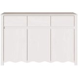  Kreveta Drammen Bijelo 114 x 43 x 75,5 cm Čvrsto borovo drvo | shoptok.hr