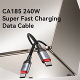 Yesido USB-C na USB-C kabel CA185 240 W 200 cm crni | shoptok.hr