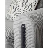 ELTAP Svijetlo siva sklopiva/s prostorom za odlaganje sofa od samta 244 cm Arcadova – | shoptok.hr