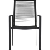  7-dijelni vrtni blagovaonski set crni | shoptok.hr