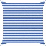  Jedrilica za sunčevu sjenu Plava i bijela 3,6 x 3,6 m HDPE | shoptok.hr
