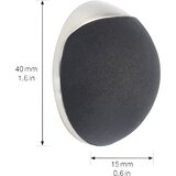 Wagner stenski blažilnik za vrata sog wall, Ø 38 mm, de 2 kosa, 15 mm, srebrne/črne barve | Shoptok.si