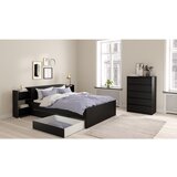 Tvilum črno vzglavje 145x80 cm naia | Shoptok.si