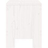  Vrtni stolci 2 kom bijeli 40 x 36 x 45 cm od masivne borovine | shoptok.hr