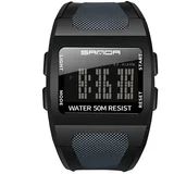 Digitalni sat AU-41786 - Sivi / Crni