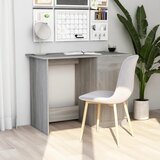 Maison Chic Pisalna miza - pisarniška miza - Računalniška miza siva sonoma 100x50x76 cm inženirski les, (21785686) | Shoptok.si