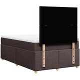  Krevet box spring s madracem tamnosmeđi 120 x 190 cm od tkanine | shoptok.hr