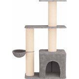  Mačje drvo s sisalnim postoljima za grebanje Svjetlosiva 133 cm | Eponuda.com