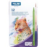 MILAN Set crtaći Todocolor met.kut: 12 bezdrv akvarel bojica+kist | shoptok.hr