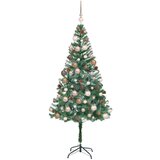 vidaXL Umestno božično drevo med 300 LED Zelena 180 cm PVC in Jeklo | Shoptok.si