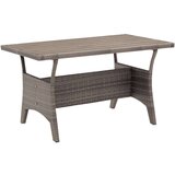 vidaXL Vrtni stol sivi 120 x 70 x 66 cm od poliratana | shoptok.hr