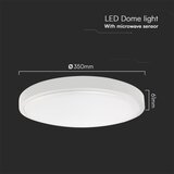  LED stropno svetlo za kupatilo sa senzorom, LED 24 W, 230 V, IP44, 3000 K, prečnika 35 cm + daljinski upravljač | Eponuda.com