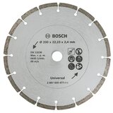 Bosch Diamantna rezalna plošča (premer: 230 mm, debelina: 1,7 mm, izvrtina: 22,23 mm, za gradbeni material) u