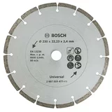 Bosch Diamantna rezalna plošča (premer: 230 mm, debelina: 1,7 mm, izvrtina: 22,23 mm, za gradbeni material)