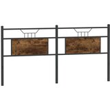  Uzglavlje dimljena boja hrasta 180 cm konstruirano drvo i čelik | shoptok.hr