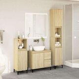 vidaXL 3-dijelni set kupaonskog namještaja boja hrasta sonome drveni | shoptok.hr