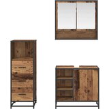 vidaXL set namještaja za kupaonicu 3 pcs staro drvo 65 x 33 x 60 cm | shoptok.hr