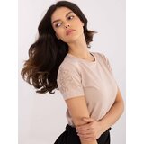 RELEVANCE T-shirt-RV-TS-A518.39-beige | Shoptok.si