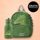 Trixie otroški nahrbtnik small + steklenička 350 ml mr. alligator Cene