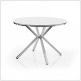  Trpezarijski sto Zenit MDF Beli visoki sjaj 1100×780 mm | ePonuda.com