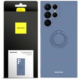 Spacecase SILIKONSKI OVITEK S OBROČKOM ZA GALAXY S22 ULTRA BLUE, (21962885) | Shoptok.si