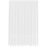  Čipkasta zavjesa sa zavjesama Bijelo 300 x 300 cm Poliester | shoptok.hr