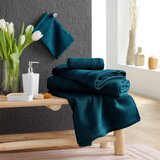 Douceur d intérieur Temno modra frotirna bombažna brisača 50x90 cm Tendresse – | Shoptok.si