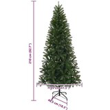 vidaXL Umestno božično drevo med 300 LED Zelena 210 cm PE in PVC | Shoptok.si