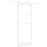  Drsna vrata Bela 83 x 202 cm Les in kovina, (5000122972) | Shoptok.si