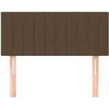 Posteljno vzglavje temno rjavo 100x5x78/88 cm blago, (20737215) | Shoptok.si
