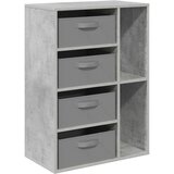  Kreveta s ladicama Betonski sivi 60 x 33,5 x 84 cm | shoptok.hr