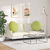 vidaXL Jastučići za sjedenje 2 pcs Svijetlo zelena Ø80 x 29 cm tkanina | shoptok.hr