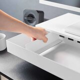 YAMAZAKI Belo kovinsko stojalo za monitor Tower – | Shoptok.si