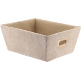 Tendance KOŠARICA 20,5X26X10,5 CM SAMT, TAUPE | shoptok.hr