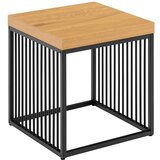 Actona Stranska mizica z mizno ploščo v hrastovem dekorju 40x40 cm Strington – Cene