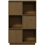  Visoka komoda boja meda 74 x 35 x 117 cm od masivne borovine | shoptok.hr
