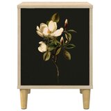  Noćni ormar BREMEN Hrast sonoma 36 x 33 x 50 cm - Magnolijski uzorak 1 | shoptok.hr