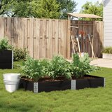  Vrtna sadilica crna 150x100 cm od masivne borovine | Eponuda.ba