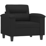  The Living Store Fotelj črn 60 cm umetno usnje - Enosed, (21447859) | Shoptok.si